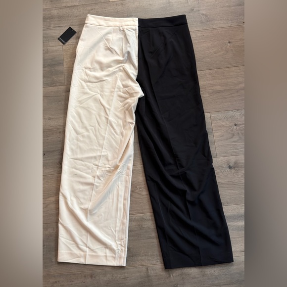 Eloquii Black and Cream Women's Pant - Picture 5 of 7